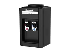 Honeywell 21" Table Top Hot & Cold Water Dispenser, Black