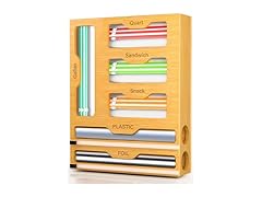 Bag Organizer and Plastic Wrap Dispenser