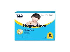 Dynarex Dynarex Hugs-of-Love Diapers Size 5 (27+