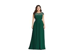 Ever-Pretty Women Empire Waist Chiffon Ruched US