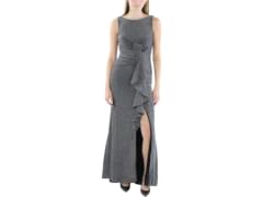 Betsy & Adam Ruffle Knit Gown (6)