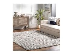 nuLOOM Cuellar Chevron Shag Rug 4x6