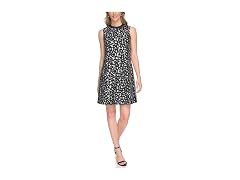 Kensie Women (14) Sleeveless High Neck Shift Dress
