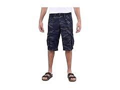 Cargo Shorts Navy Camo (32)