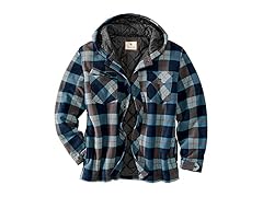 Legendary Whitetails Men's Navy Plaid Shiret Jacket (S)