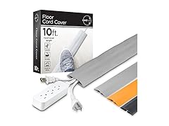 Cordinate 10ft Floor Cord Cover, Cable Protector
