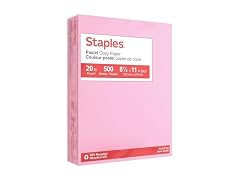 Staples Pastel Colored Copy Paper 8 1/2-Inch Home