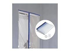 Dust Barrier, 7.5 x 4 ft Dust Barrier Door Kit