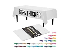 *Premium* White table cover 54 x 108