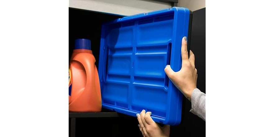 CleverMade Collapsible Storage Bins- Obsidian 3 Pk 32L