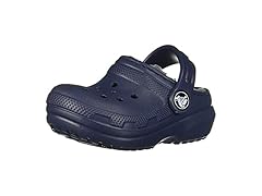 Crocs Kids Lined Clog Navy (4T)