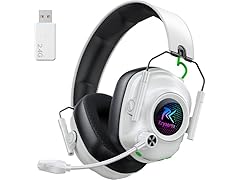 Krysenix Wireless Gaming Headset with Noise Canceling Microphone for PC, PS5