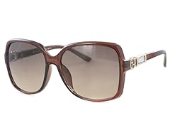 Crystal Brown & Gold with Glitter Accent and Smoke to Brown Lens