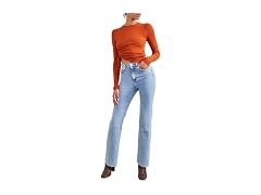 Forever 21  (M) Ribbed Ruched Drawstring Sweater