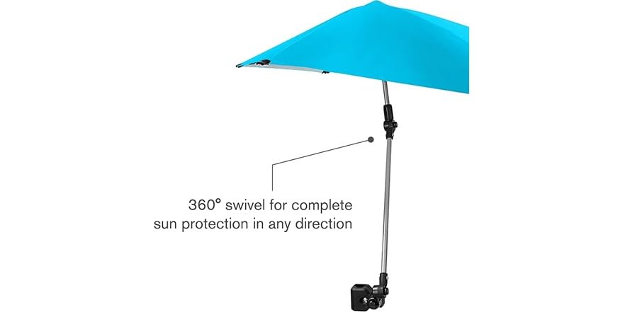 Sport-Brella Versa Umbrella – SPF 50+ Sun Protection & Adjustable Shade - Image 2