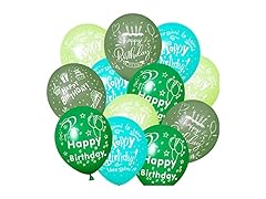 TAIHEBB 52 Pcs Green Birthday Balloons