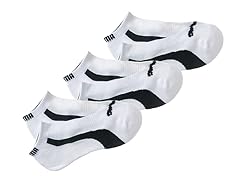 Sorbtek Low-Cut, White with Stripe 3pk