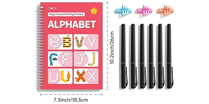 Timetome Magic Grooved Writing Practice Books