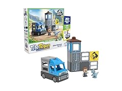 Tile Town Jurassic World Dino Rescue Magnetic Tiles