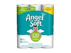 Angel Soft, Toilet Paper, Double Rolls, 12 Ct