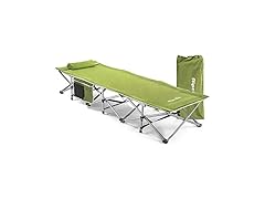Alpcour Small-Collapse Camping Cot Green
