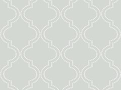 Grey Quatrefoil Peel and Stick Wallpaper