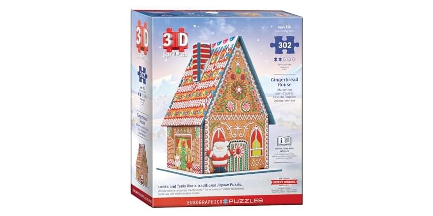 Gingerbread House 3D Puzzle