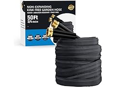 2025 Upgraded 50FT Non-Expanding Garden Hose