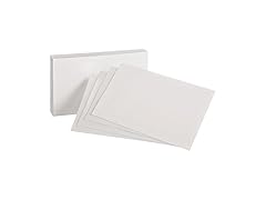 Oxford Blank Index Cards, 4" x 6"