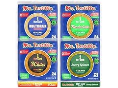 96 Count-Mr. Tortilla Low Carb Keto Soft Taco Shells Variety