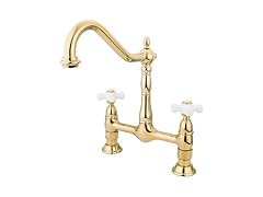 Kingston KS1172PX Heritage Bridge Kitchen Faucet