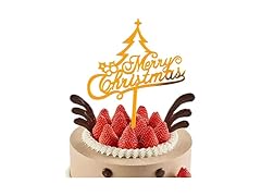 JIPSWL 1Pc Merry Christmas Cake Topper