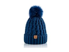 Page One Ribbed Cable-Knit Winter Hat (OS)