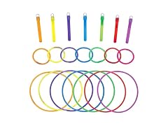 Fun Express Bulk Glow Stick Bracelets and Necklaces 75 Pack