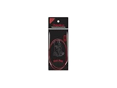 ChiaoGoo Circular Knitting Needle, Silver, Red, One Size