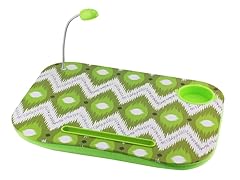 Lime Green Laptop Cushion w/ Light and Cup Holder