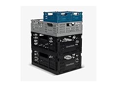 CleverMade Mini Collapsible Crates, 6-Pack