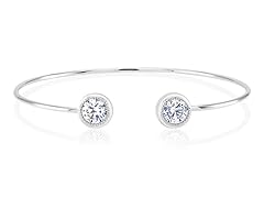 Crystal Round cuff Bangle