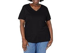 Just My Size Womens Cooldri V-Neck