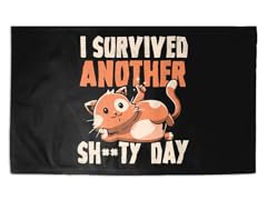 "I Survived Another Day" 3' x 2' Rug