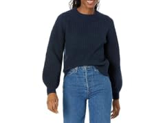 Amazon Essentials Ribbed Sweater, Navy (XXL)