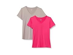 Amazon Essentials Women's V-Neck T-Shirt 2 Pack