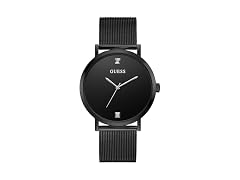 GUESS Men's 44mm Watch Black Steel (GW0460G3M)