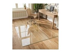 FlyEcho Glass Chair Mat 48" x 80"