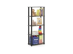Furinno Turn-S-Tube 5-Tier Shelf Oak
