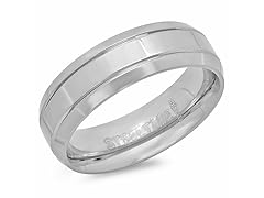 Men's Titanium Ring In Shiny Finish