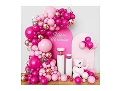 ZBYDNG Pink Balloon Garland Arch Kit
