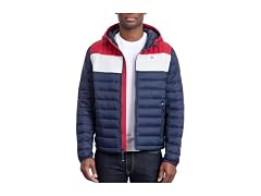 Tommy Hilfiger Men (L) Classic Hooded Tall) Jacket