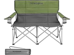 VIVOSUN Fully Padded Folding Loveseat