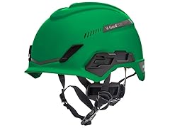 MSA V-Gard H1 Safety Helmets, Tri-Vent, Green